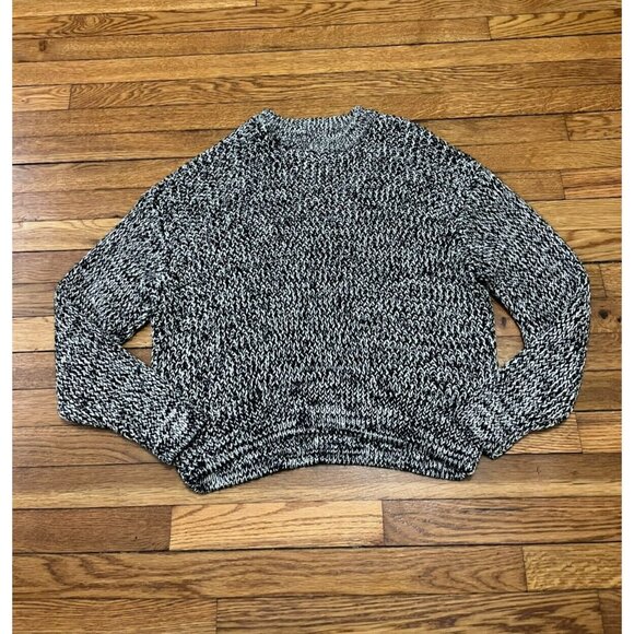 H&M Women's Wool Blend Sweater Black/White Chunky Knit Size Small NWT $29.99 - Picture 1 of 4